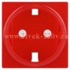 ЭРА Накладка для розетки Серия 12 12-6301-23 на 12-2101, 12-2102, 14-2101, 14-2102 сменная, красный