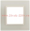 Рамка 1-м 14-5101-02 стекло Elegance сл. кость+сл. кость ЭРА Б0059167
