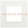 Рамка 1-м Elegance 14-5011-01 Classic бел. Эра Б0060571
