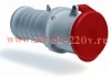 Розетка кабельная ABB 363 C6 IP44 63A 3P+E