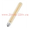 Лампа филаментная светодиодная Osram циллиндр Vintage 1906 LED CL GOLD 4W/824 E27 L204x29mm