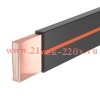 Шина гибкая в ПВХ изоляции 10х15 5х0 8мм ном. ток 400А (дл.2м) DKC R5BFC10150