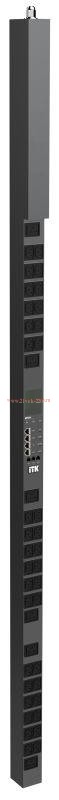 Блок распределения питания ADMIN PDU PV1413 общий мониторинг 3Ф 32А 36С13 6С19 ITK AN-PM33-42-36C13-