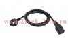 Кабель электропитания PDU 3х1.5 3М C19-Schuko ITK PC-C19D-3M