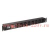 ITK PDU 8 розеток C13, с LED выкл, 1U, вх. C14, без шнура