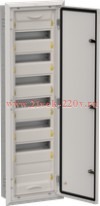 Щит металлический встраиваемый ЩРв-84 (1х84) 1130х365х130 IP31 TITAN5 IEK серый