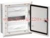 Щит металлический встраиваемый ЩРв-12 (1х12) 380х365х130 IP31 TITAN5 IEK белый