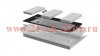 Дверь для шкафа Linea N 47U 800мм перфорир. черн. ITK LN05-47U8X-DP