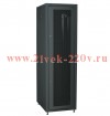 ITK Шкаф LINEA E 42U 600х800мм двери 2шт перф. и метал. чер.