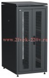 Шкаф сетевой 19дюйм LINEA N 24U 600х800мм передняя перфорированная распаш. двуствор. задняя перфорир