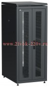 Шкаф сетевой 19дюйм LINEA N 28U 600х800мм передняя перфорированная распаш. двуствор. задняя перфорир