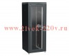 ITK LINEA N 42U 800х800мм стекл. пер. дв. задн. металл. чер.