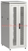 Шкаф сетевой 19дюйм LINEA N 28U 600х800мм передняя перфорированная распаш. двуствор. задняя перфорир