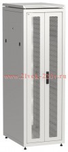 Шкаф сетевой 19дюйм LINEA N 38U 600х800мм передняя перфорированная распаш. двуствор. задняя перфорир