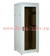 ITK LINEA N 47U 800х800мм стекл. пер. дв. задн. металл. сер.