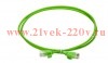 Патч-корд кат.6 UTP 0.5м slim колпачок язычок зел. ITK PC02-C06UL-D05M-SL-WT