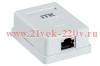 ITK Настенная инф. розетка RJ45 кат. 6 FTP 1-порт