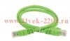 ITK Коммутационный шнур кат. 5Е UTP PVC 10м зеленый