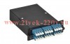 Кассета для кросса ST OS2 MPO Male 6хLC-Quad (24 ОВ) ITK FCPS-0902-MPOM-024LCQ