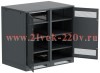 Шкаф LINEA B (пустой) 1350х1400мм дверь двустворч. метал. черн. ITK LB05-13H49-2M