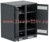 Шкаф LINEA B (пустой) 1450х1200мм дверь двустворч. метал. черн. ITK LB05-14H29-2M