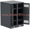 Шкаф LINEA B (пустой) 1350х900мм дверь двустворч. метал. черн. ITK LB05-13H99-2M