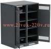 Шкаф LINEA B (пустой) 1700х1200мм дверь двустворч. метал. черн. ITK LB05-17H29-2M