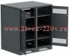 Шкаф LINEA B (пустой) 1350х1200мм дверь двустворч. метал. черн. ITK LB05-13H29-2M