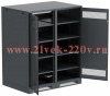 Шкаф LINEA B (пустой) 1700х1400мм дверь двустворч. метал. черн. ITK LB05-17H49-2M