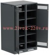 Шкаф LINEA B (пустой) 2000х1200мм дверь двустворч. метал. черн. ITK LB05-20H29-2M