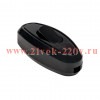 Переключатель бра черный 6А 250В EKF Simple