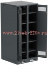 Шкаф LINEA B (пустой) 2000х900мм дверь двустворч. метал. черн. ITK LB05-20H99-2M