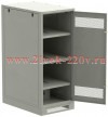 Шкаф LINEA B (пустой) 1450х600мм дверь метал. сер. ITK LB35-14H69-M