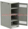Шкаф LINEA B (пустой) 1350х600мм дверь метал. сер. ITK LB35-13H69-M