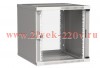 ITK Шкаф LINEA WE 9U 600x650мм дверь стекло серый