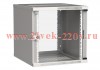 ITK Шкаф LINEA WE 12U 600x450мм дверь стекло серый