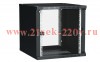 ITK Шкаф LINEA WE 12U 600x650мм дверь стекло черный