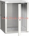 ITK Шкаф LINEA W 12U 600x600 мм дверь стекло, RAL7035