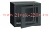 ITK Шкаф LINEA W 9U 600x450 мм дверь перфорированная, RAL9005