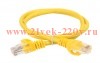 ITK Коммутационный шнур (патч-корд), кат.5Е FTP, 1м, желтый