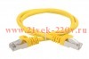 ITK Коммутационный шнур кат. 6 FTP PVC 0,5м желтый