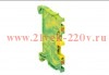 Колодка клеммная пружинная 1.5 Push-in земля EKF PIT-1.5-pe