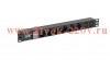 ITK PDU 6 розеток нем. ст. + 2 С13 LED 1U вх. С14 алюмин.