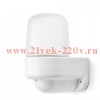 Светильник НББ 02-60-003 для бани керамика/стекло угловой IP54 E27 max 60Вт 150х110х85 бел. Эра Б006