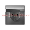 Розетка ArtGallery 2P+E 16А со шторками и крышкой IP20 сталь Systeme Electric