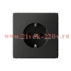 Розетка ArtGallery 2P+E 16А со шторками базальт Systeme Electric