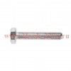 Болт шестигранный М8х70 TDZ (уп.30шт) EKF b6grm8x70-TDZ