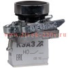 Кнопка КМЕ4501мС-черный-0но+1нз-цилиндр-IP54 КЭАЗ 275181