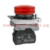 Лампа сигнальная OptiSignal D22 C4-L-B4 красн. металл 24VAC/DC XB4BVB4 КЭАЗ 332177