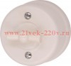 Переключатель 1-клавишный Лизетта, пластик Песочное золото Bironi B1-201-24